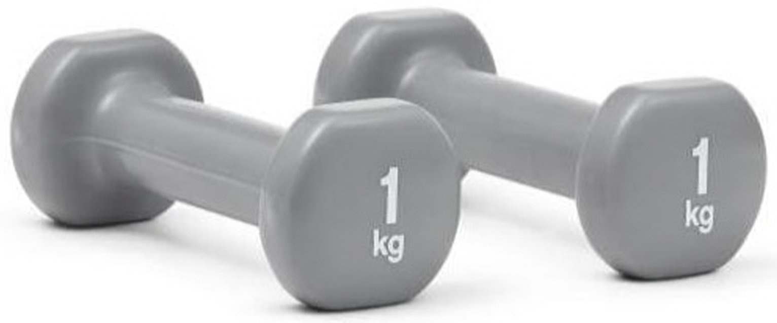 Reebok Vinyl Dumbbells - 2 x 1kg