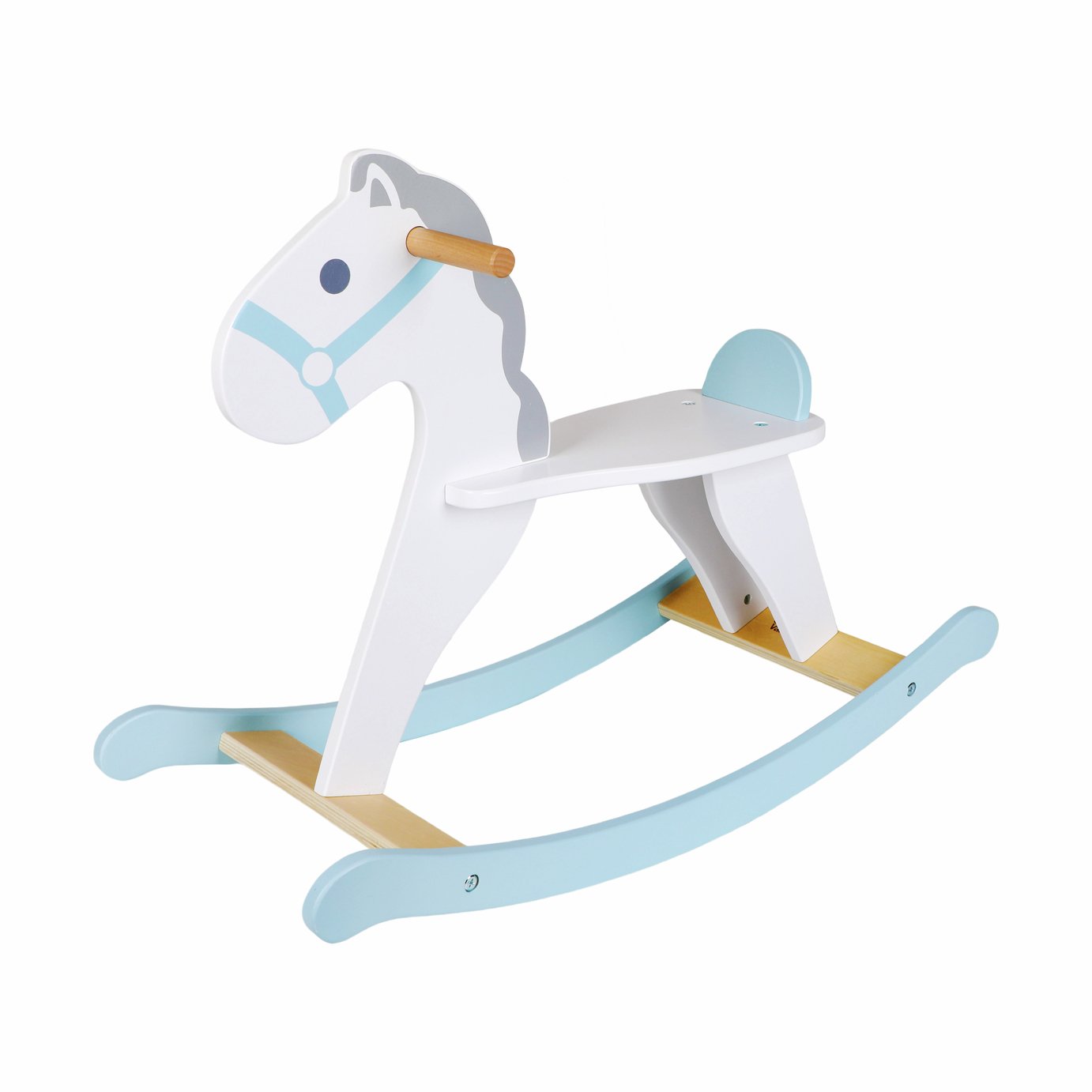 Chad Valley Wooden Rocking Horse Activity Toy 