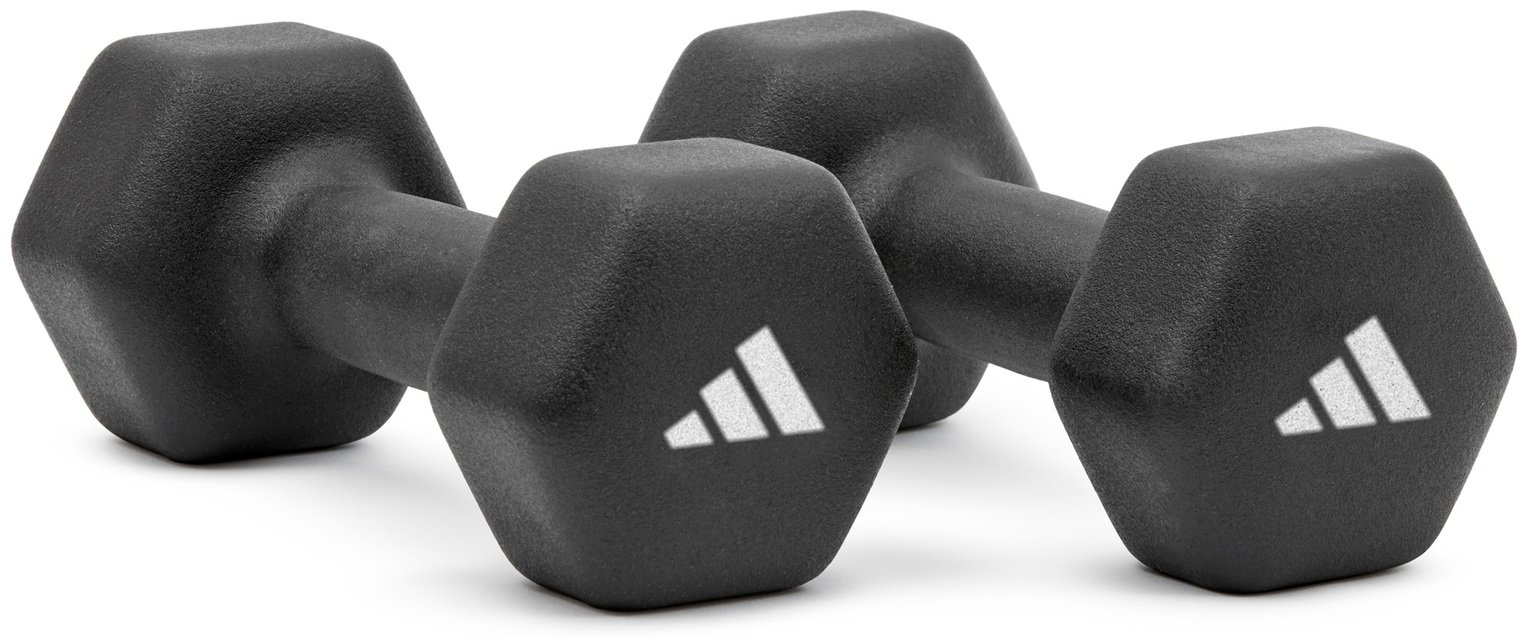 Adidas Neoprene Dumbbells - 2 x 5kg
