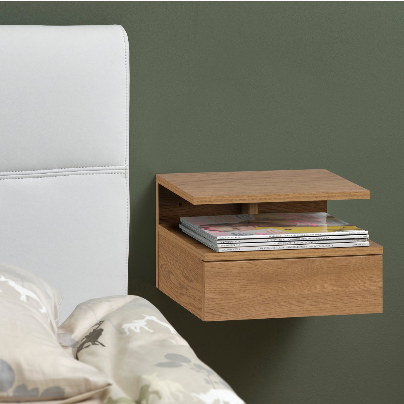 Furniture To Go Ashlan 1 Drawer Bedside Table