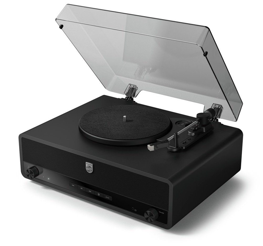 Philips TAV3000B/10 BeltDrive Turntable with Bluetooth-Black