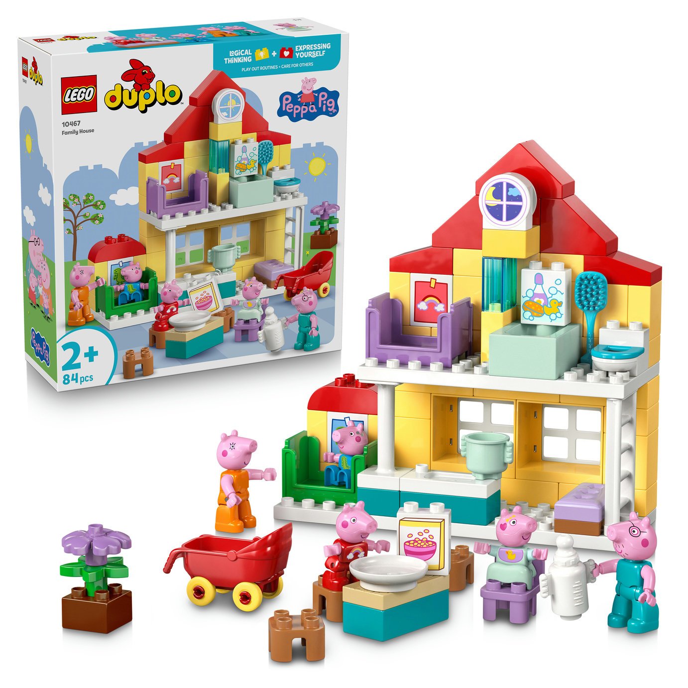 LEGO DUPLO Peppa Pig Family House Toy with Figures 10467