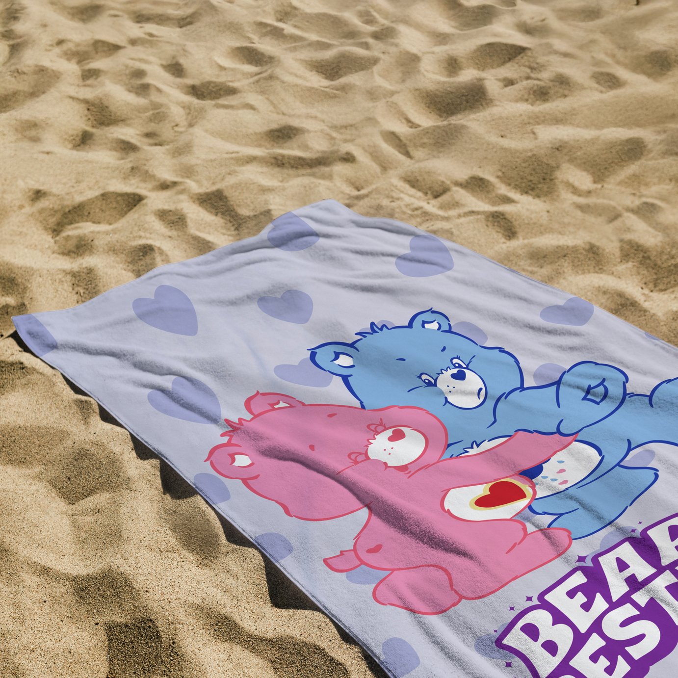 Care Bears Bestie Beach Towel - Blue