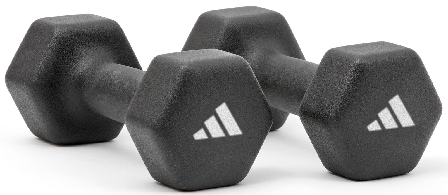 Adidas Neoprene Dumbbells - 2 x 4kg