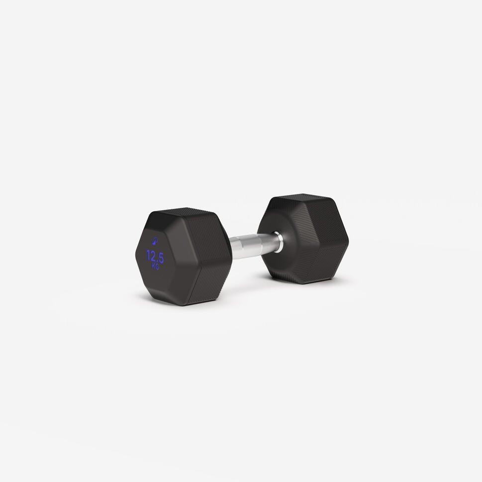Decathlon Hex Dumbbell - 1 × 12.5kg