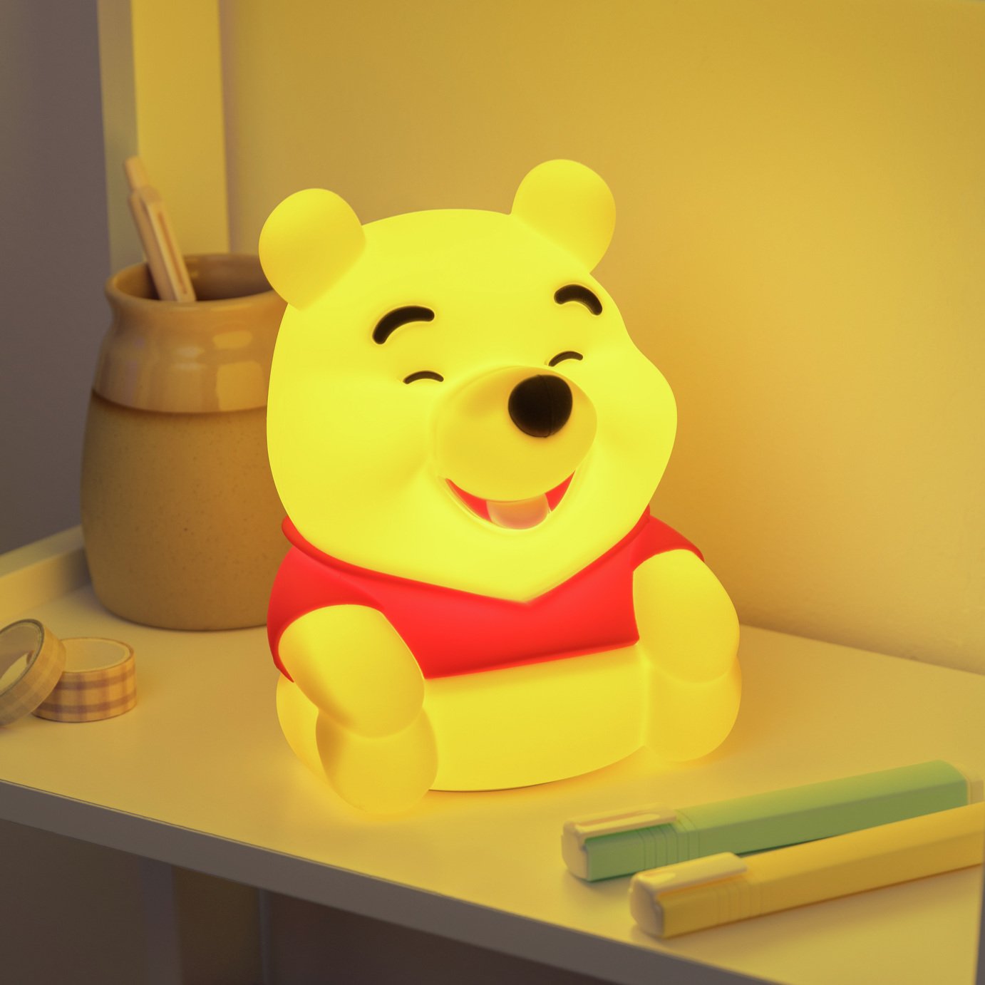 Winnie the Pooh SquishyGlo Silicone Desk Lamp - Multi
