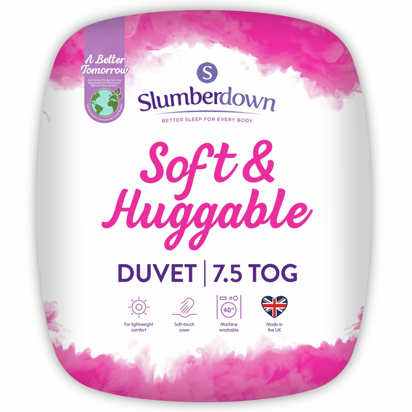 Slumberdown Soft & Huggable 7.5 Tog Duvet - Double
