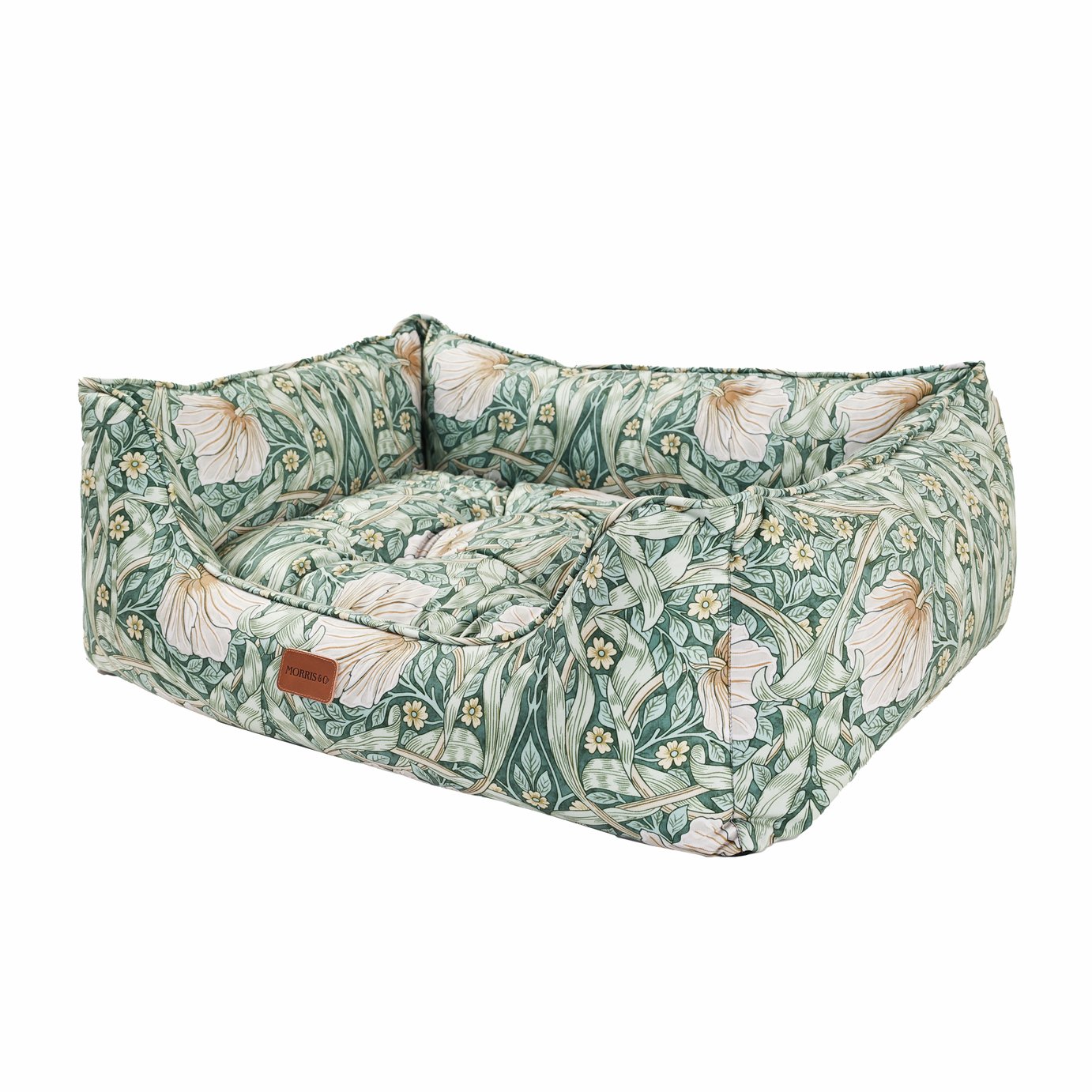 Morris & Co Pimpernel Print Square Bed - Medium