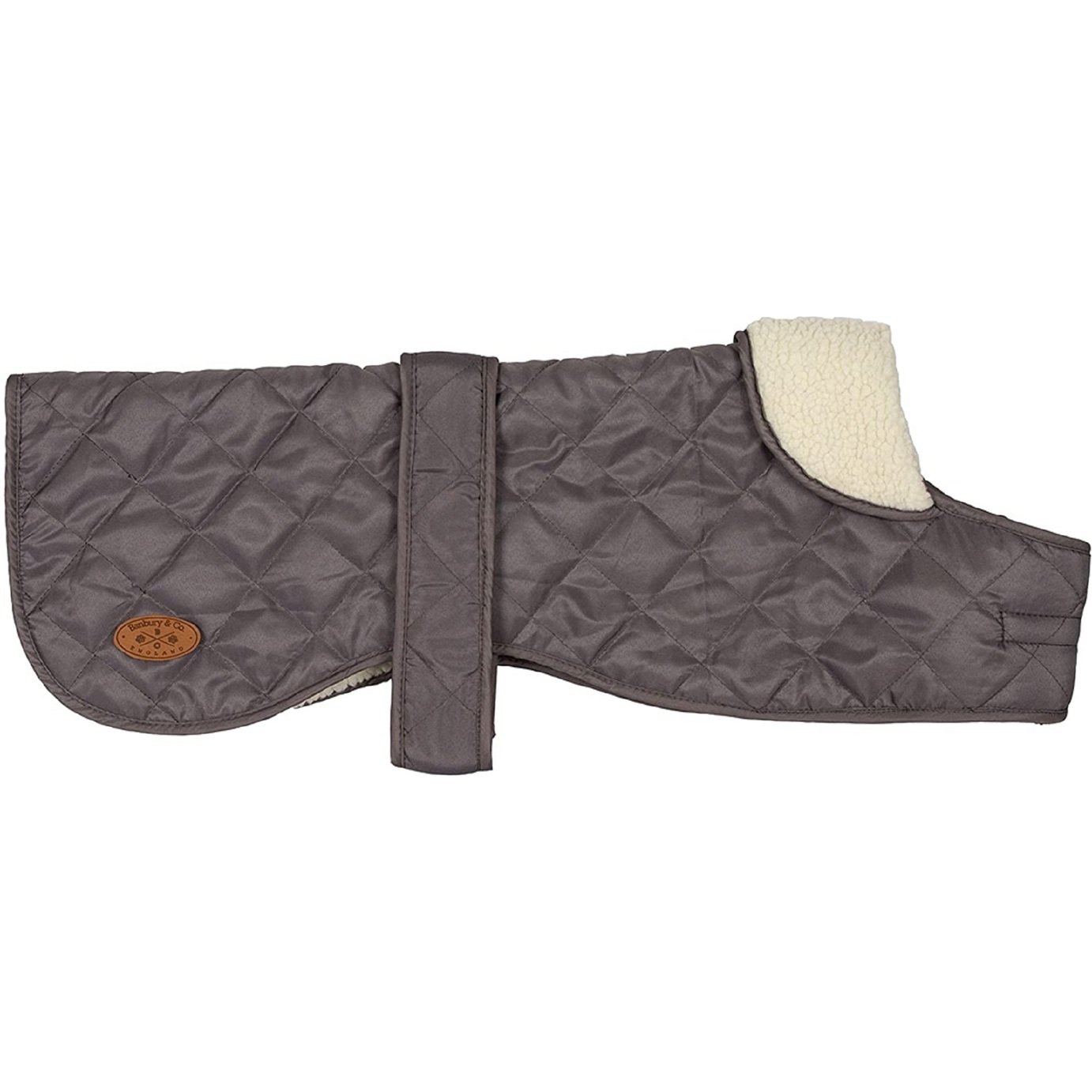Banbury & Co Large All-Weather Padded Dog Coat - Grey