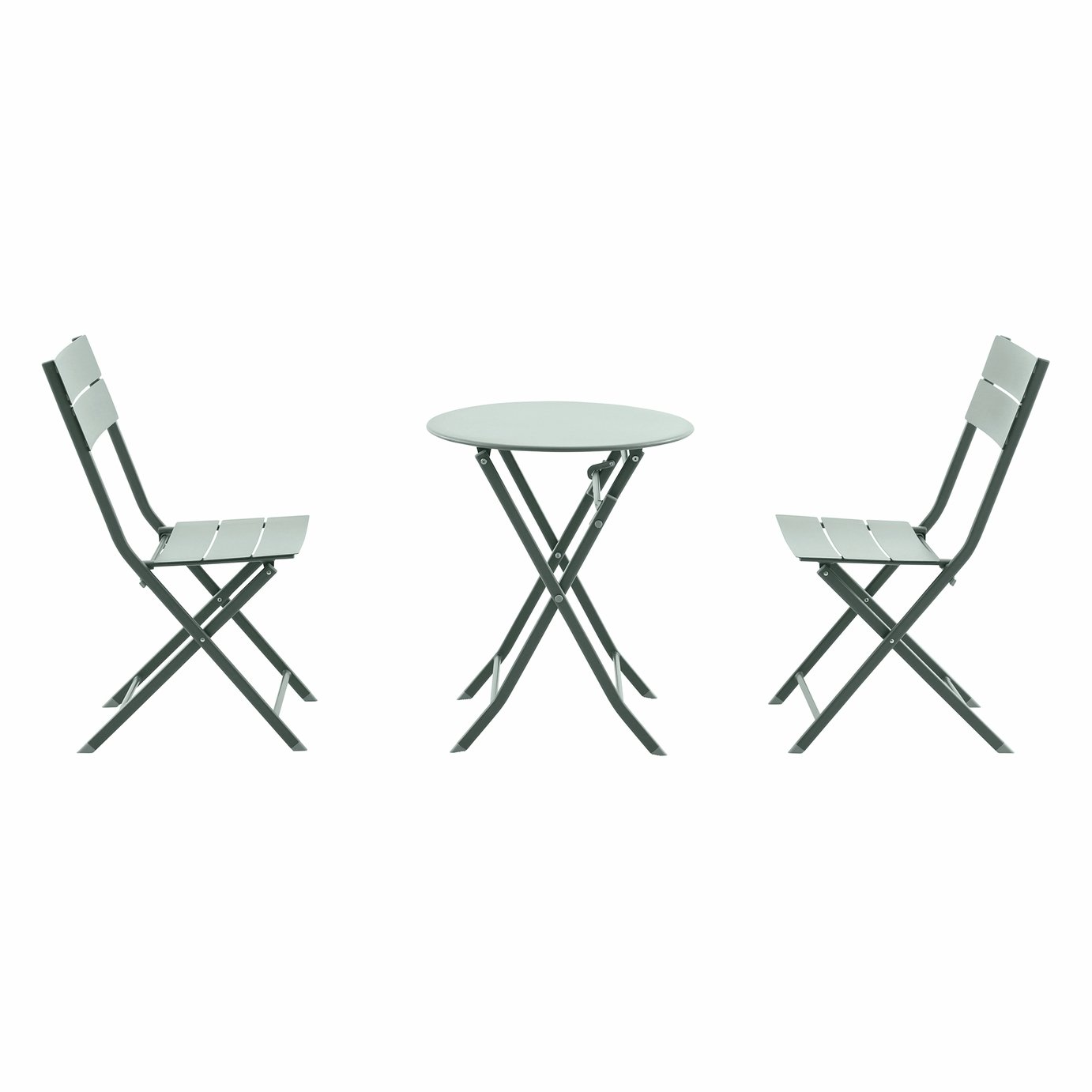 Pacific 2 Seater Rennes Outdoor Bistro Set - Moss Green