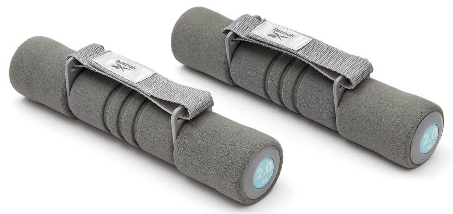 Reebok Softgrip Dumbbells - 2 x 2kg