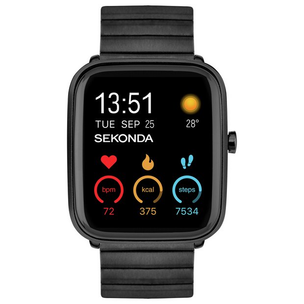 Buy Sekonda Motion Plus Black Bracelet Smart Watch Fitness and activity trackers Argos