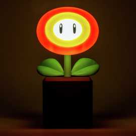 Super Mario Fire Flower LED Novelty Light - Multicoloured
