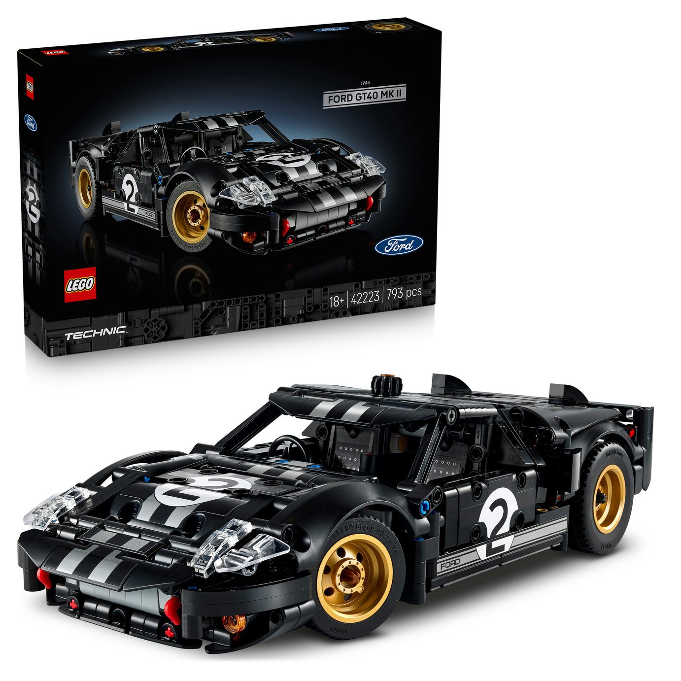 LEGO Technic 1966 Ford GT40 MKII Race Car 42223 PREORDER