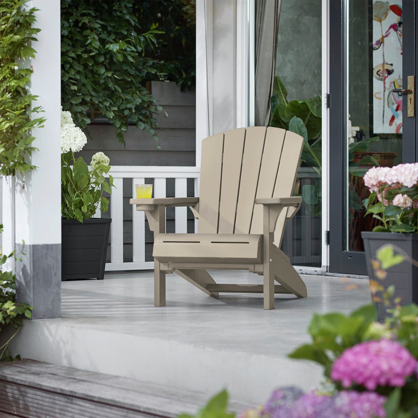 Keter Alpine Adirondack Chair - Silver Sage