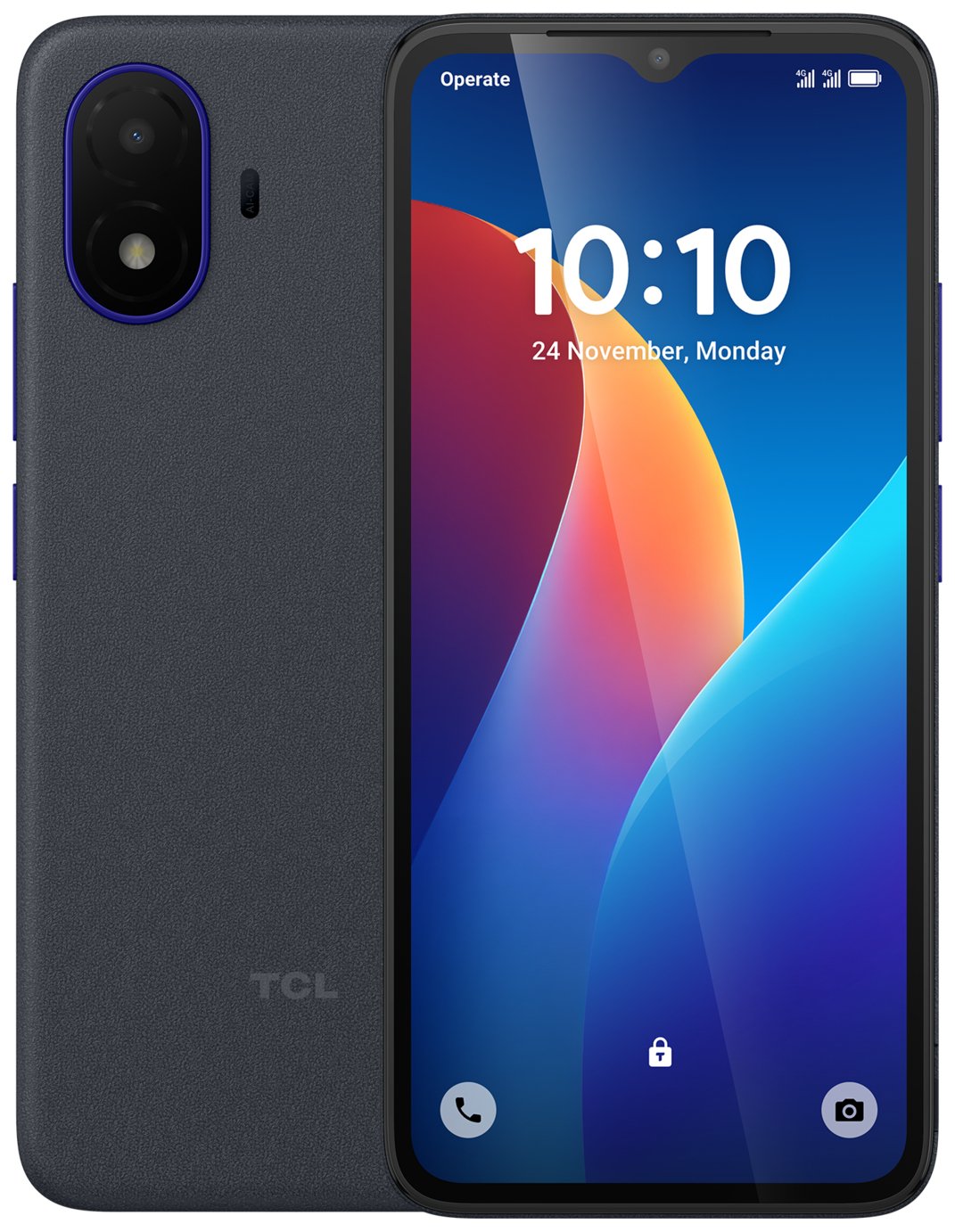 SIM Free TCL K70 SE 64GB Mobile Phone - Indigo Black