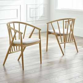 Julian Bowen Rory Dining Chair - White & Oak