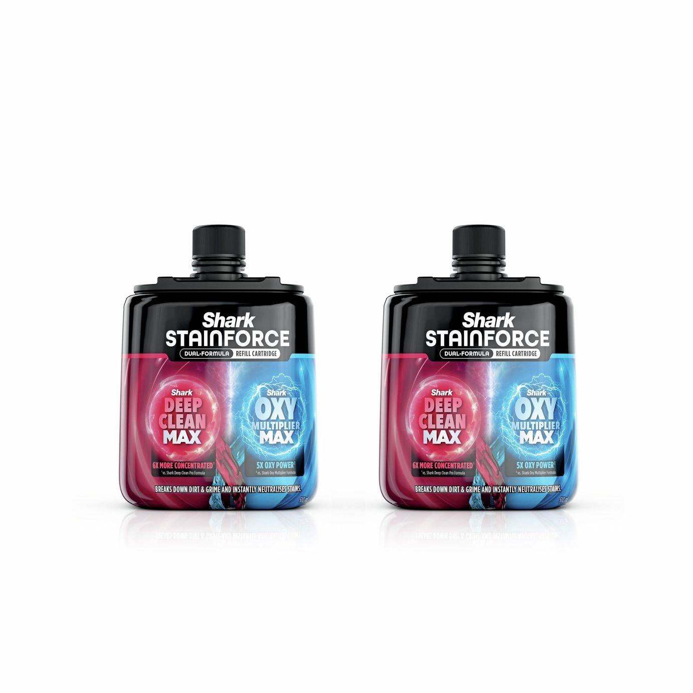 Shark StainForce 500ml Dual Formula Cleaning Solution-2 Pack