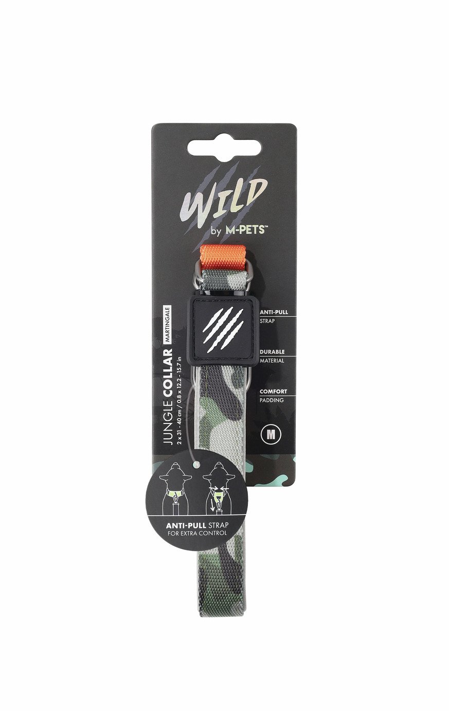 M-PETS Wild Jungle Dog Collar - Medium