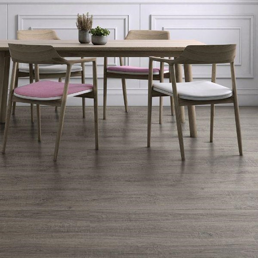 Kraus Ashdown Vinyl Floor Tiles - Grey