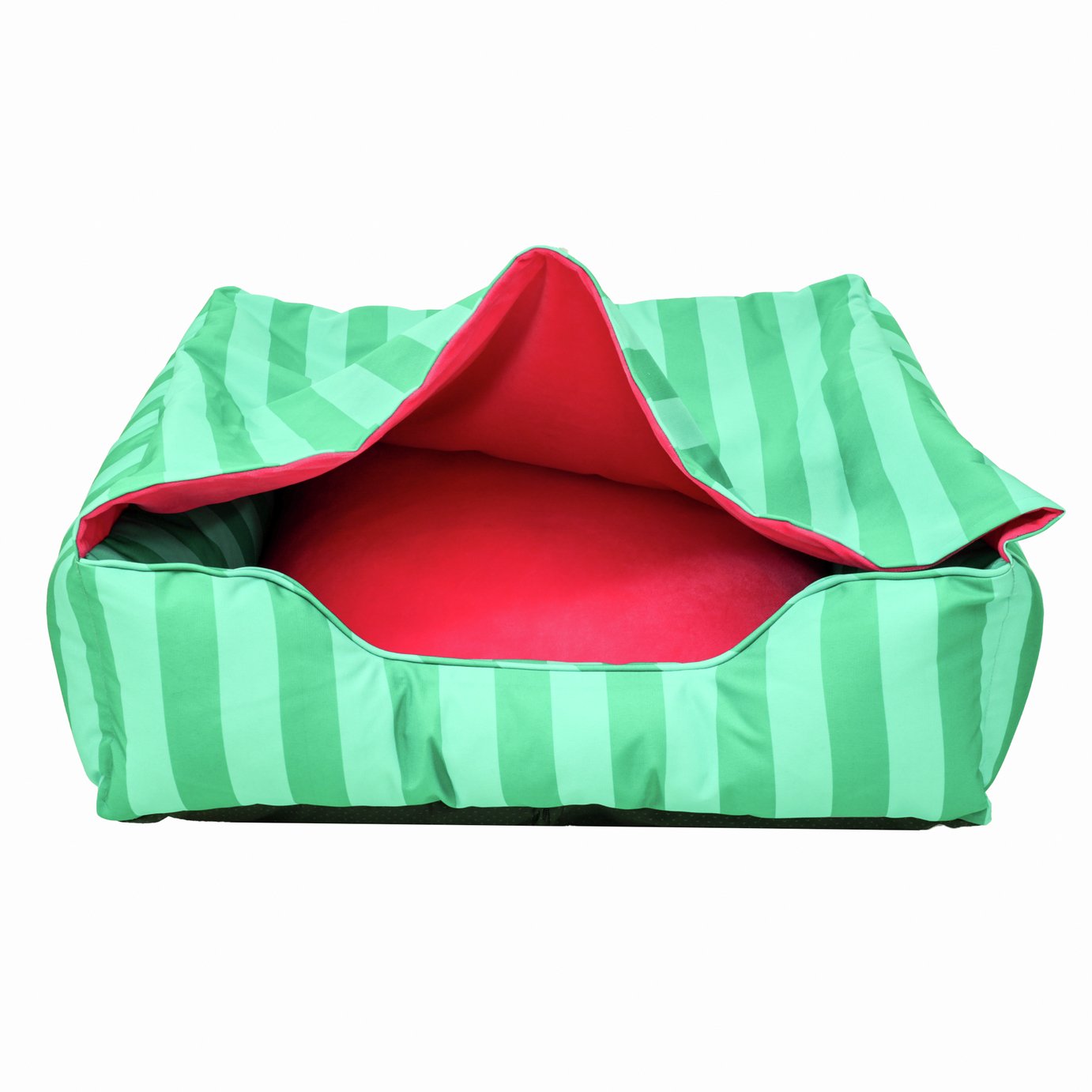 Rosewood Green & Pink Happy Dog Hideout