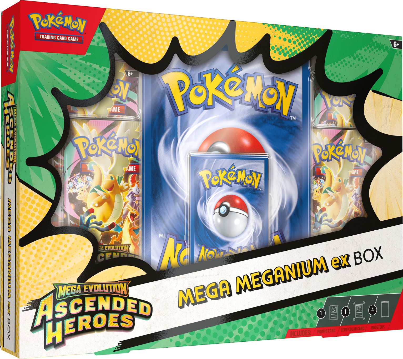 Pokémon Mega Evolution Ascended Heroes Mega Meganium ex Box
