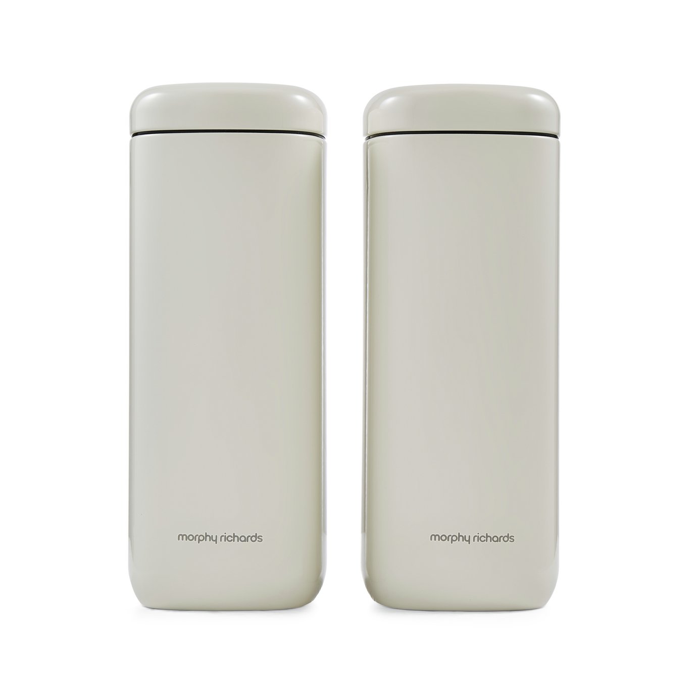 Morphy Richards Set of 2 Canisters - Cream
