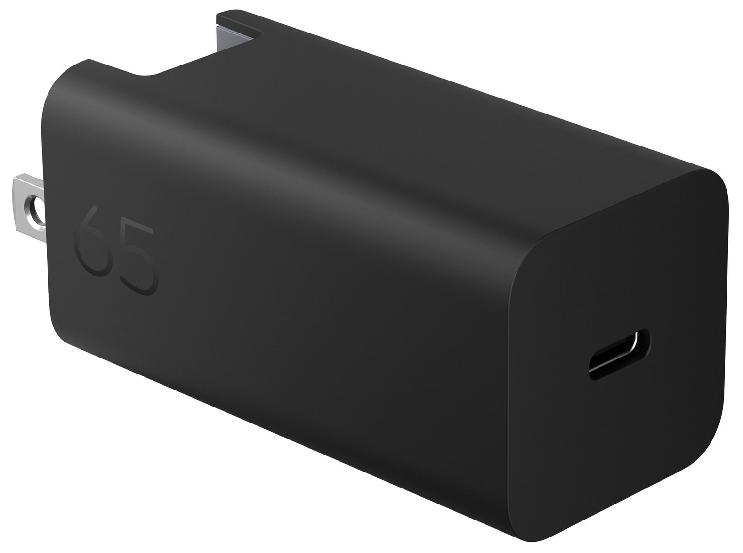 HP 65W USB-C GaN Wall Charger with 2m USB-C Cable - Black