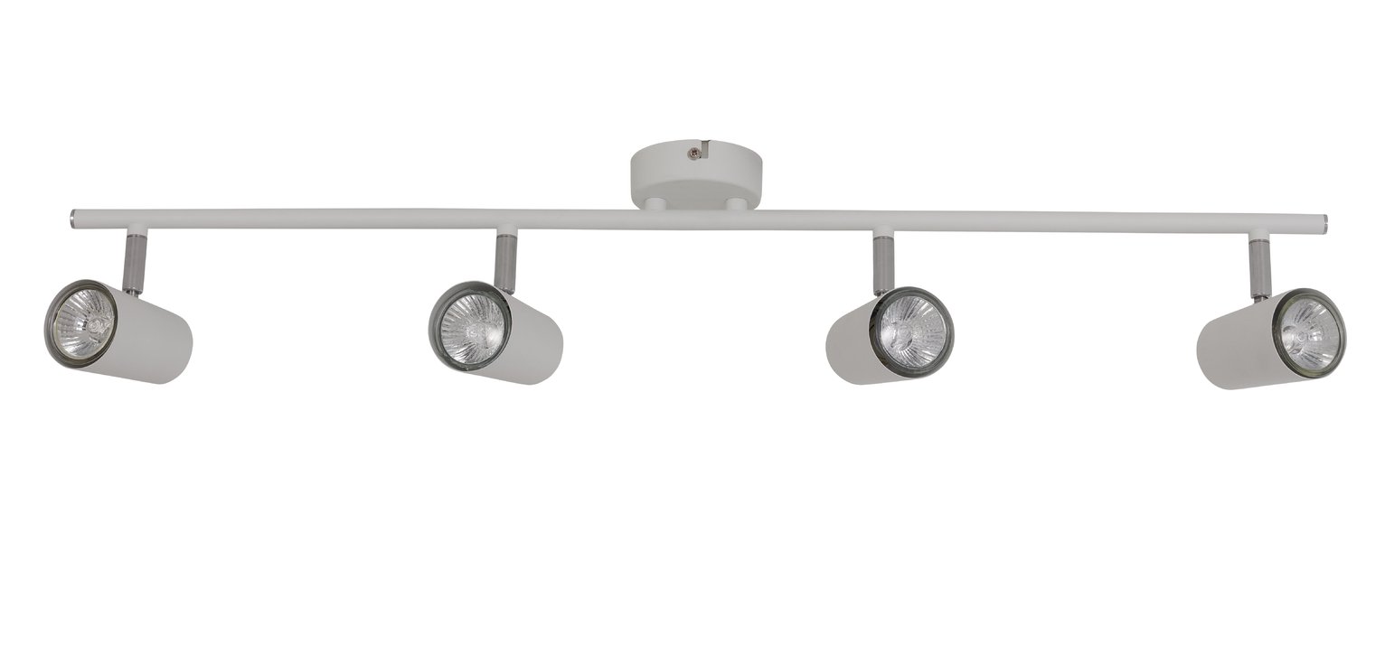 Argos Home 4 Light Bar Light - Matt White
