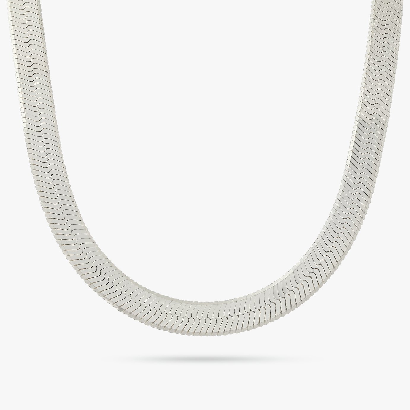 Revere Sterling Silver 18 Inch Wide Herringbone Chain 