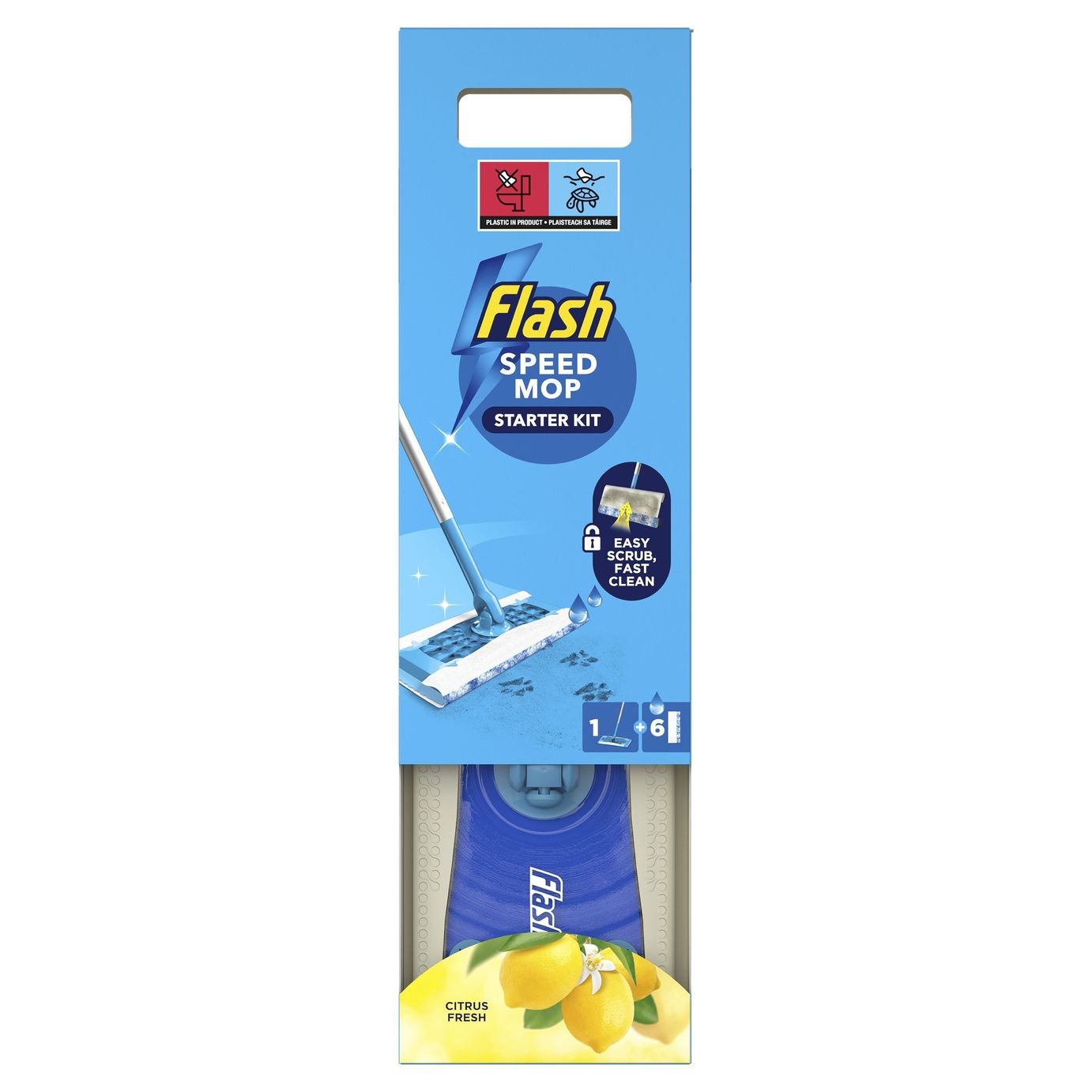 Flash Speed Mop Citrus Starter Kit