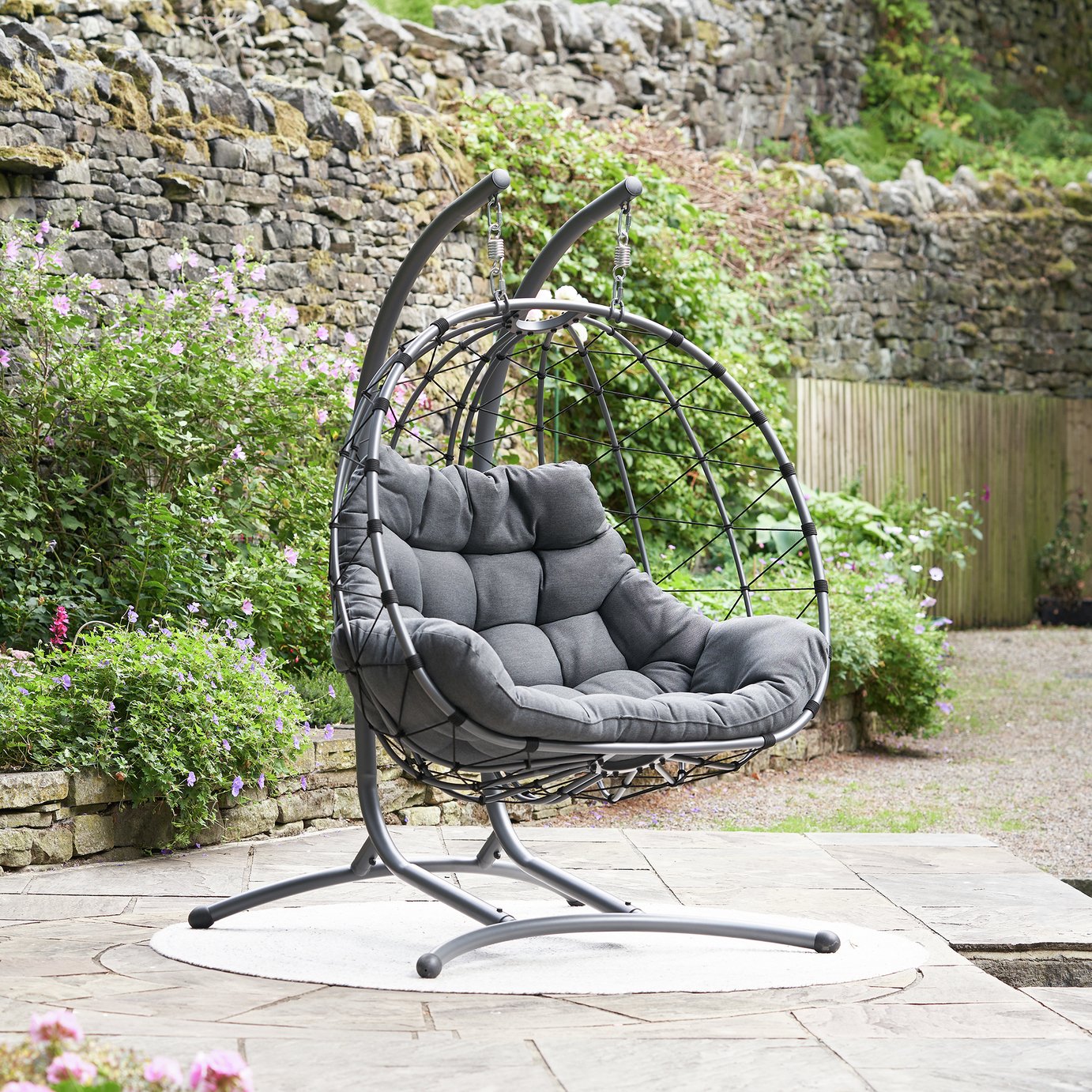 Pacific Lyon Outdoor Double Hanging Chair - Anthracite