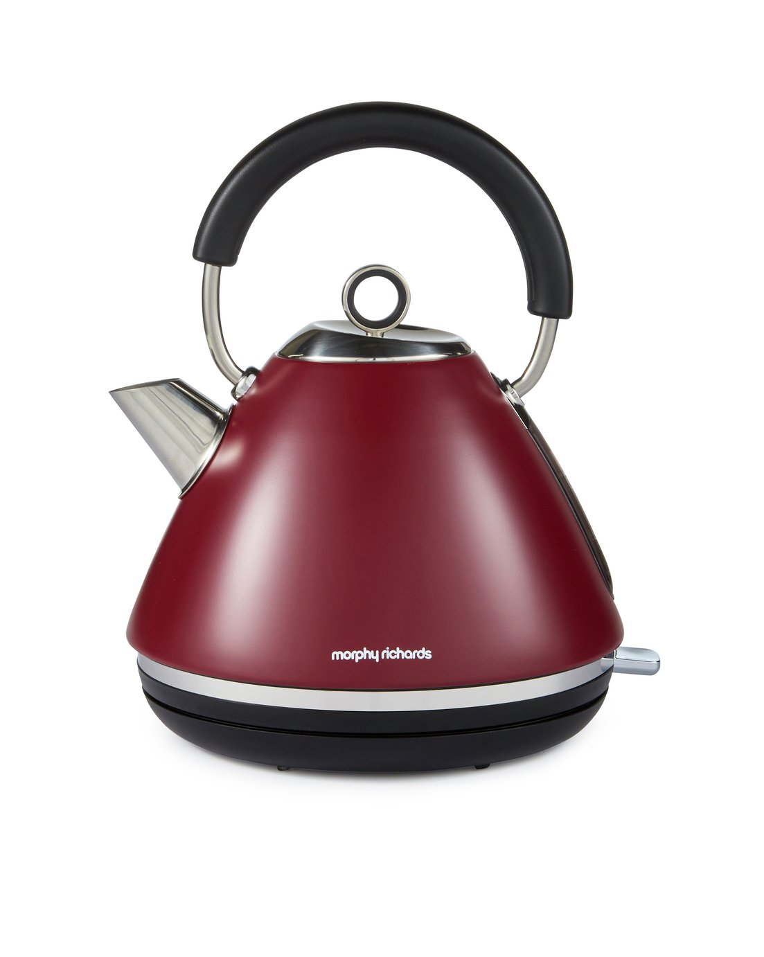 Morphy Richards 102051 Accents Pyramid Kettle - Rhubarb
