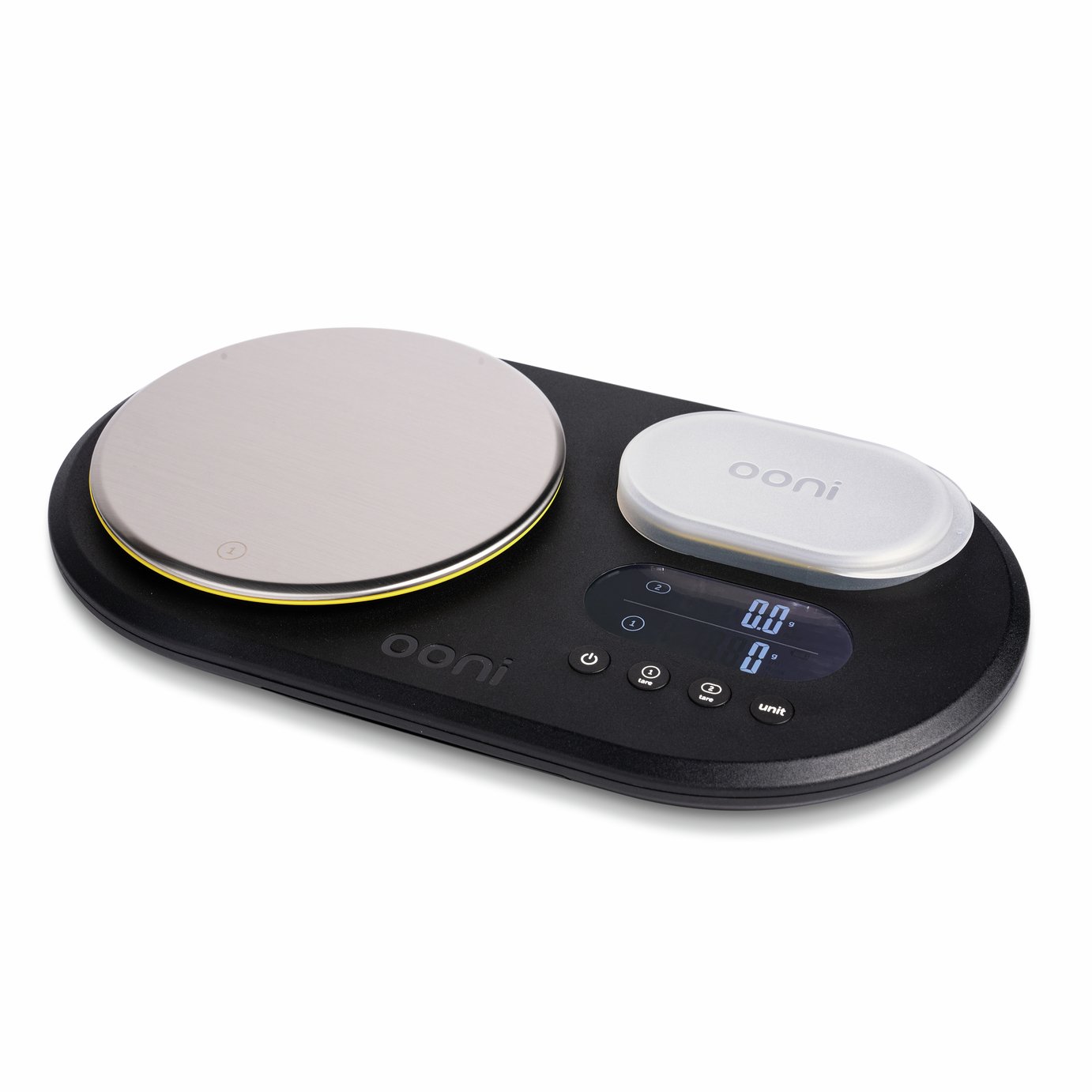 Ooni Dual Platform Digital Scales - Black and Silver
