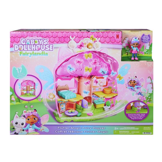 Gabbys Dollhouse Flutter Magic Fairy Playset
