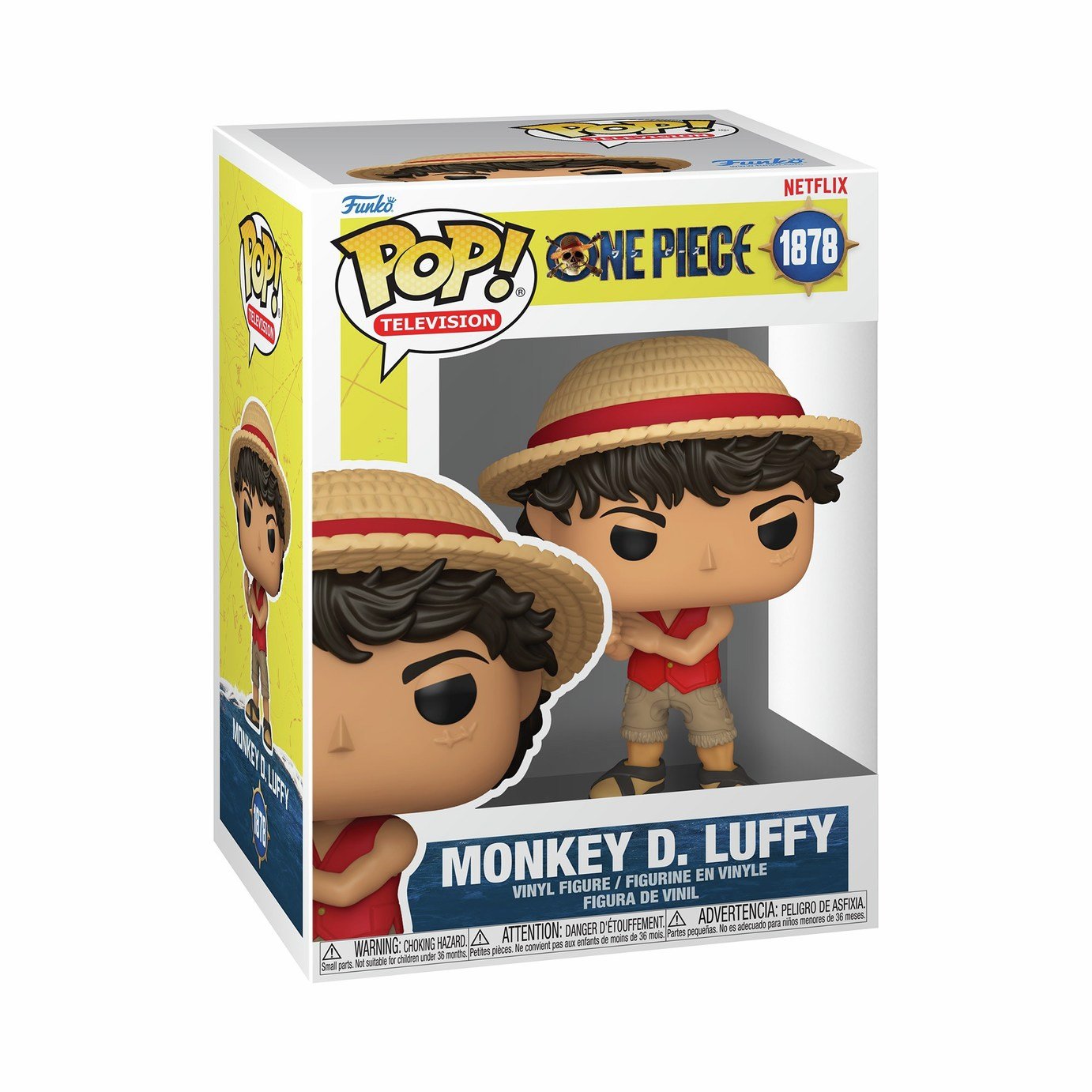 Funko POP! One Piece Monkey D. Luffy 4.1 Inches Vinyl Figure