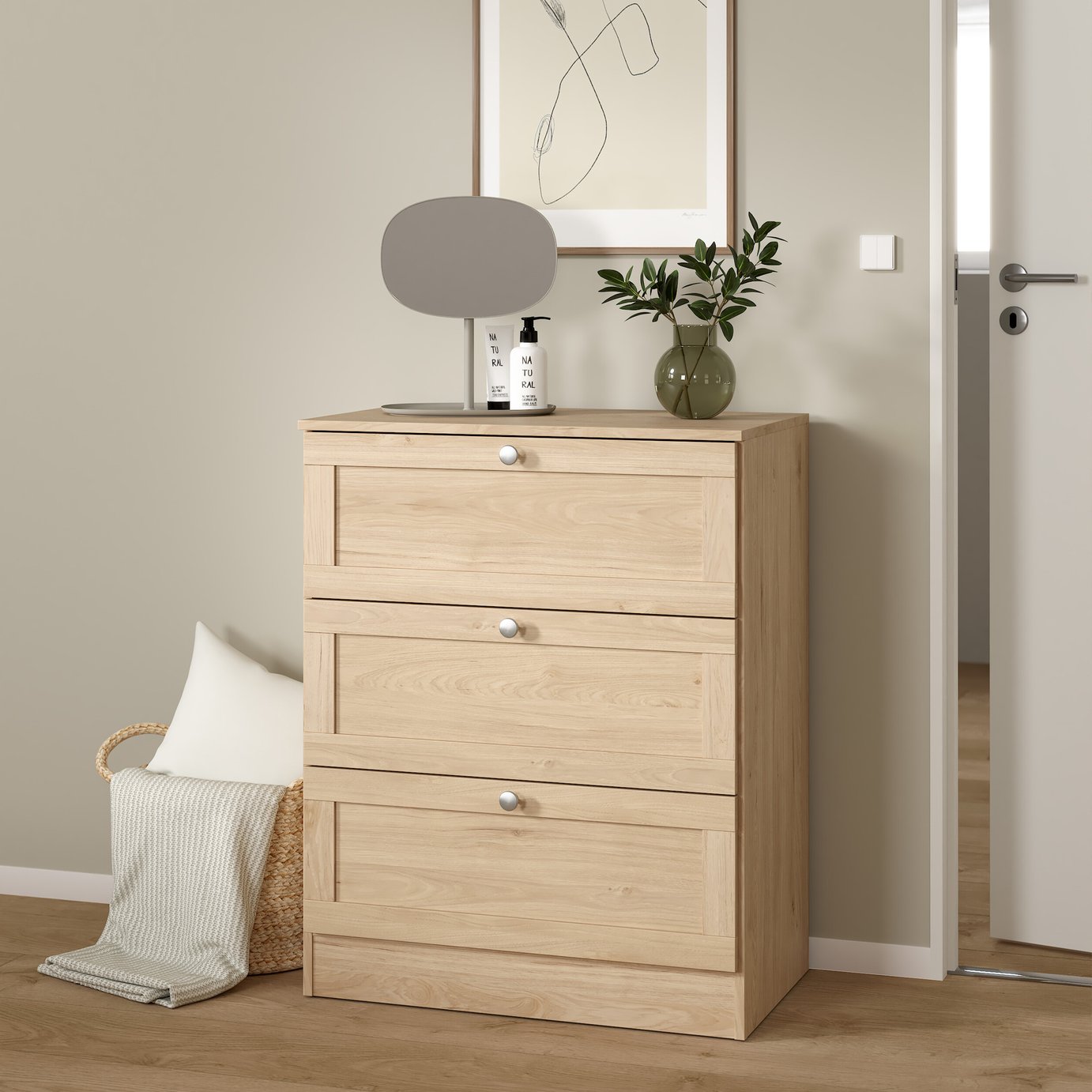 Furniture To Go Brande 1 Drawers Bedside Table