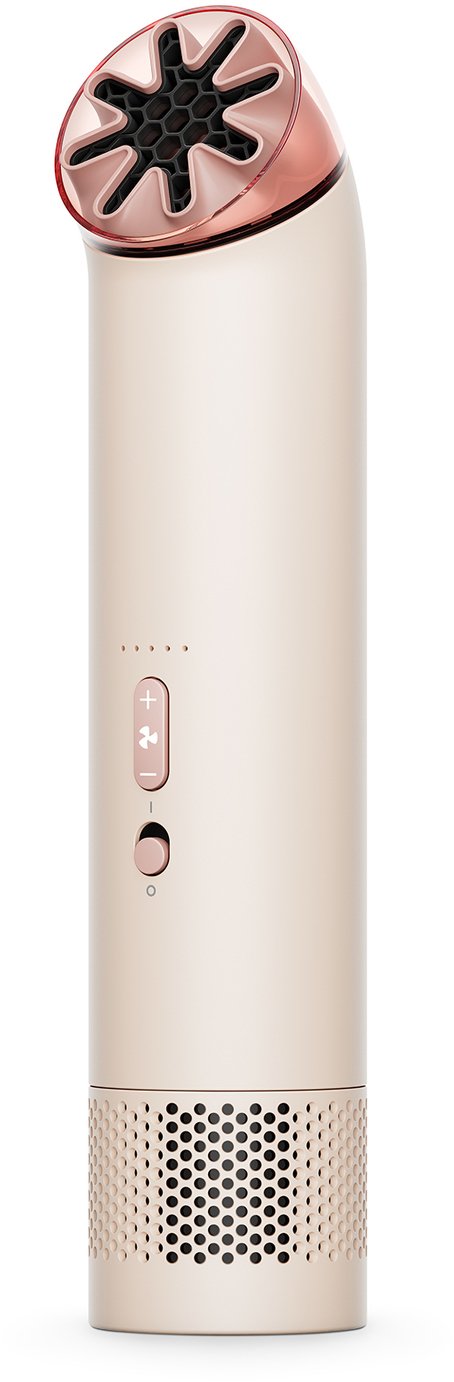 Dyson Hushjet Stone Blush Mini Cool Handheld Fan