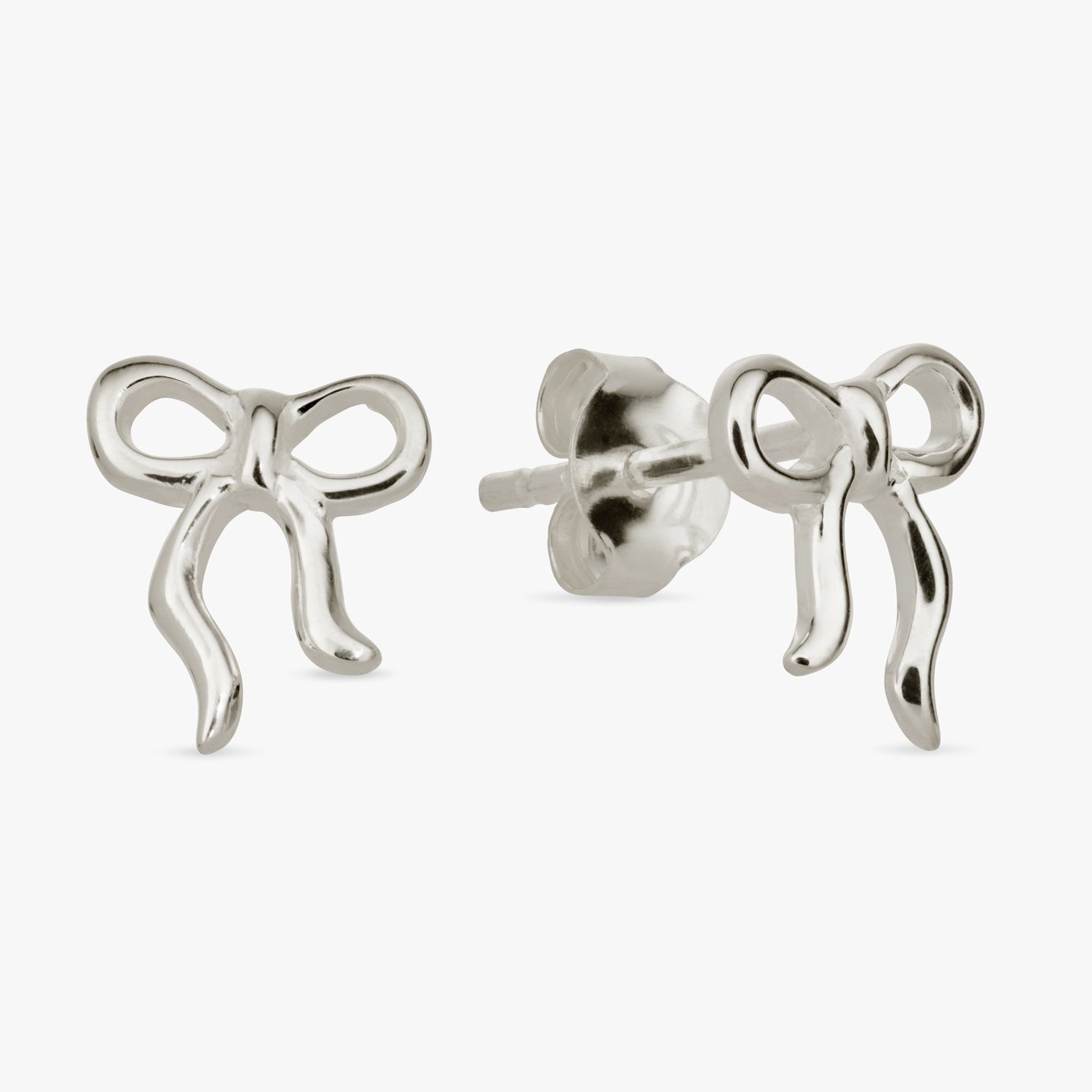 Revere Sterling Silver Bow Stud Earrings
