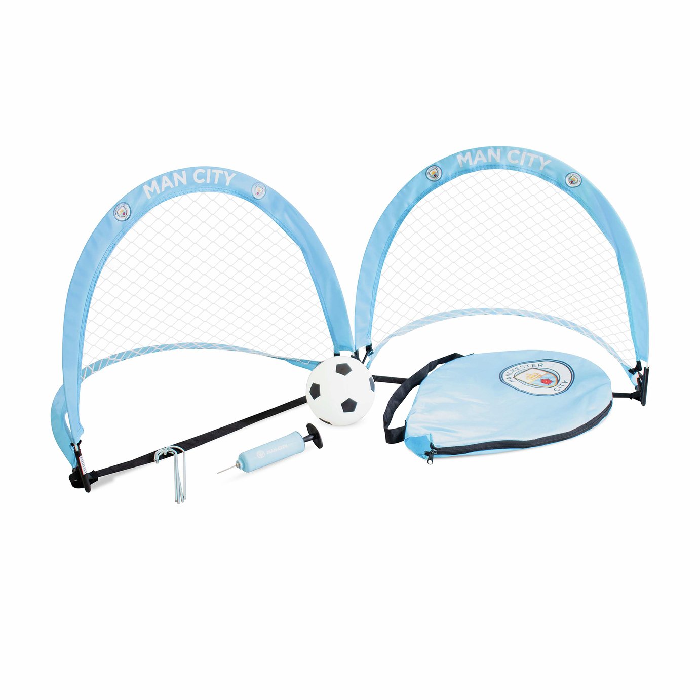 Manchester City 1.77 x 1.44 ft Football Training Goal Set