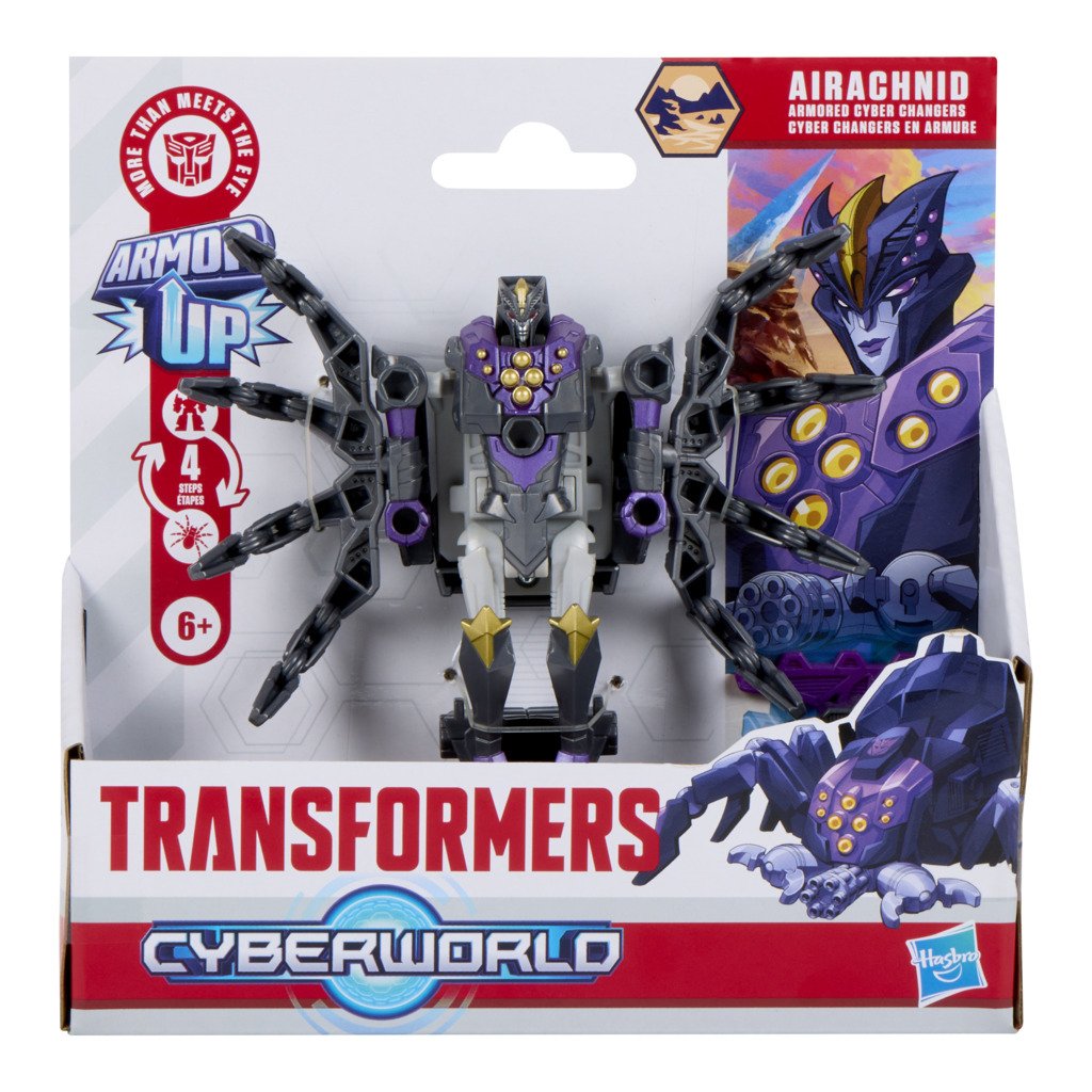 Transformers Airachnid Armored Cyber Changers Figure