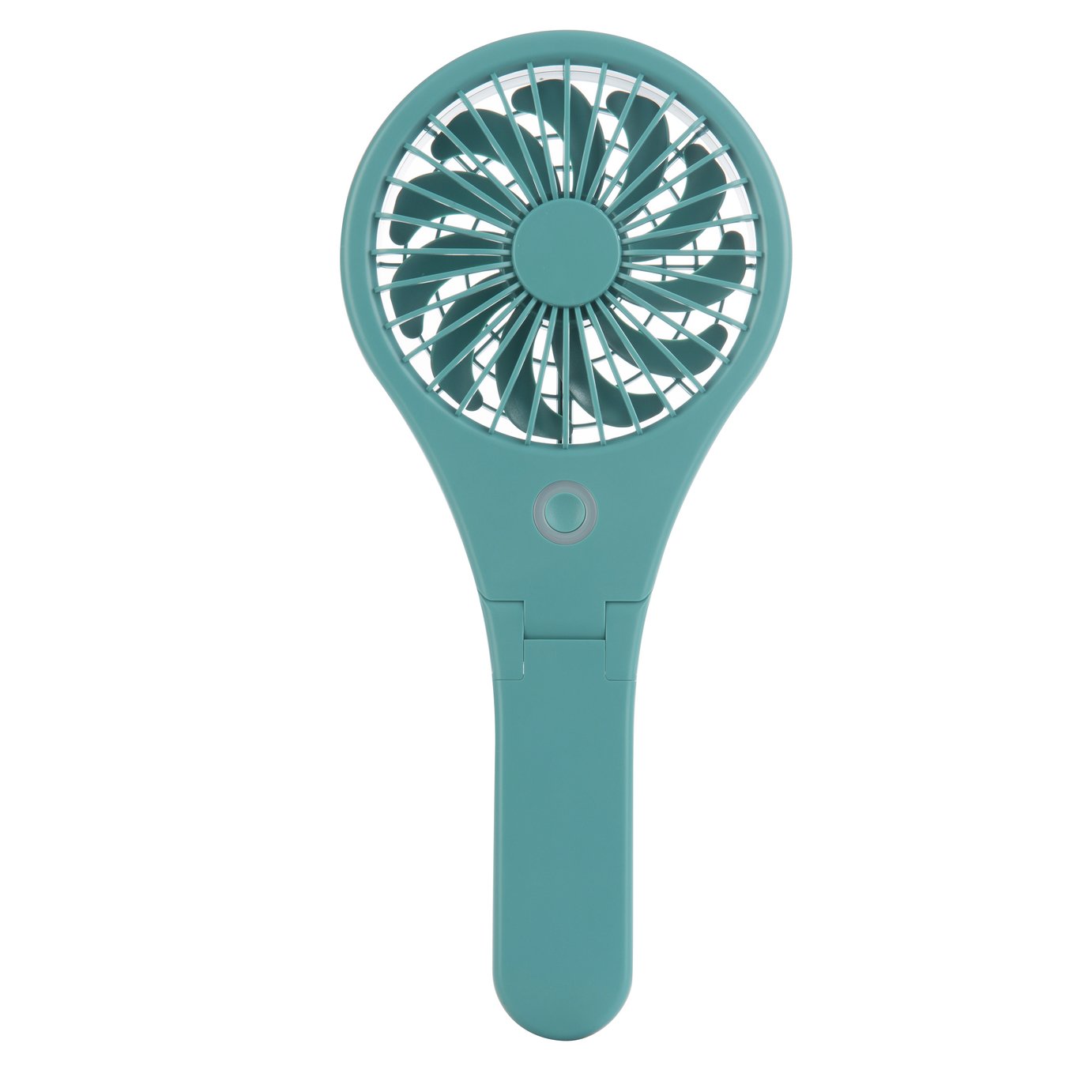Bush Handheld and Foldable Teal Desk Fan - 4 Inch