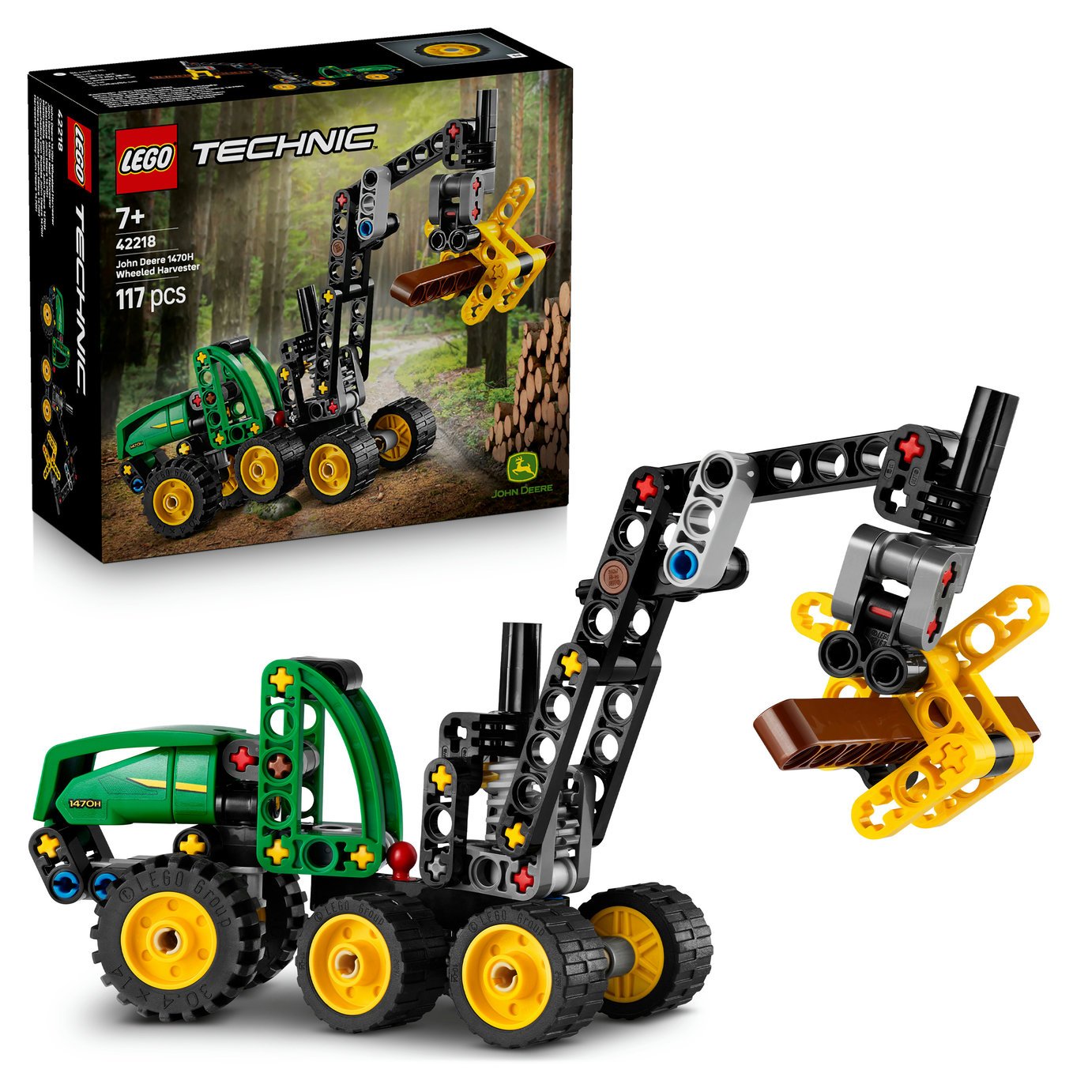 LEGO Technic John Deere 1470H Wheeled Harvester Toy 42218