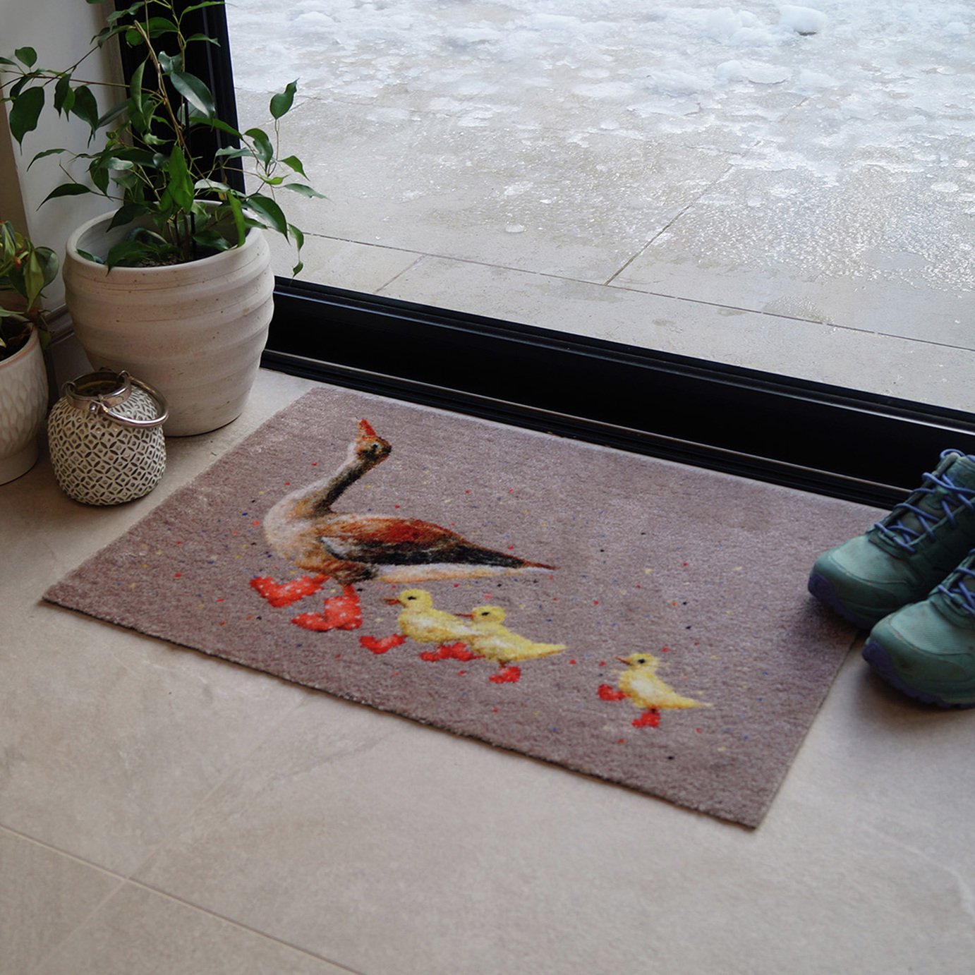 Bree Merryn Puddle Parade Ducks Doormat - 50x75cm