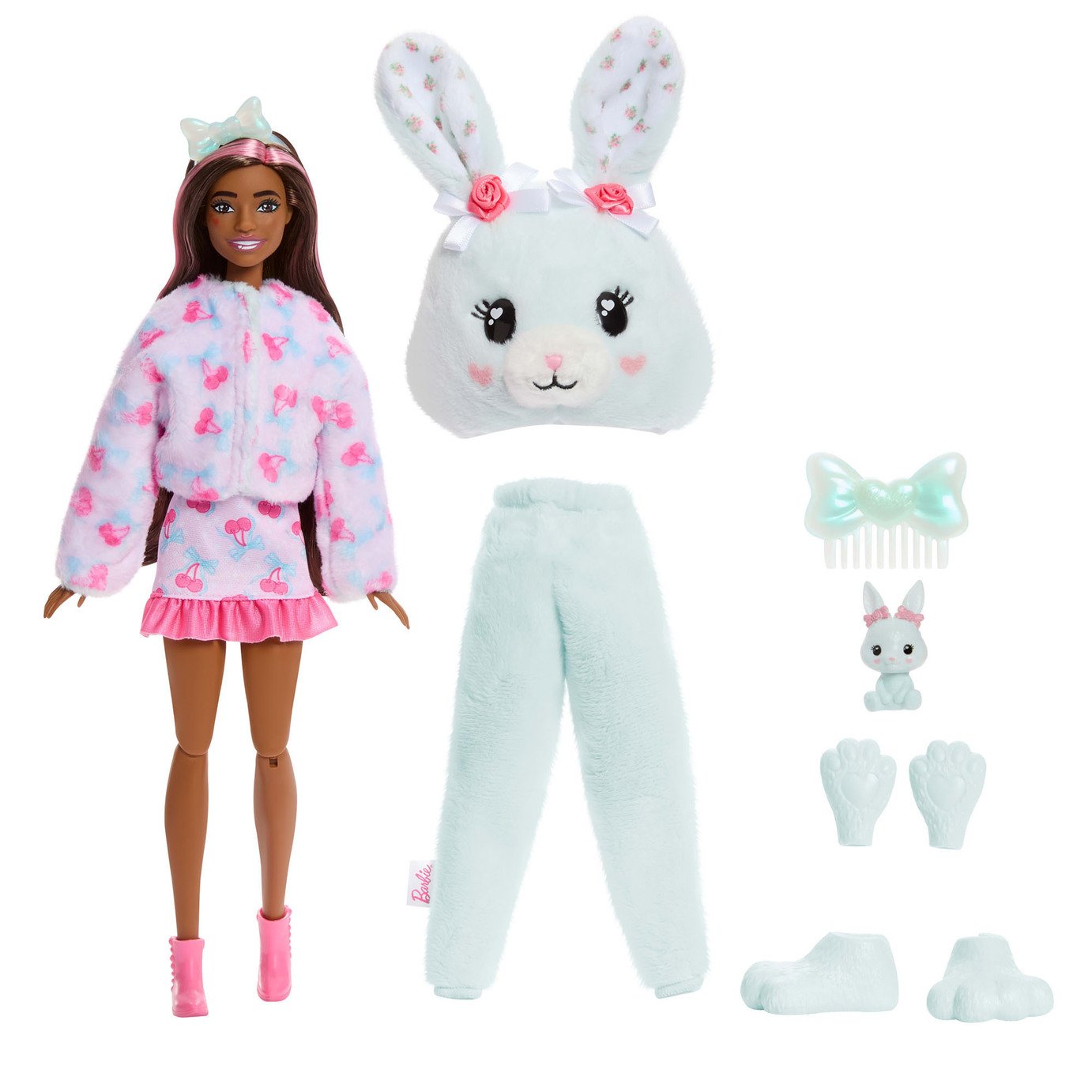 Barbie Reveal Cutie Reveal Sweet Bows Mint Bunny 13Inch Doll