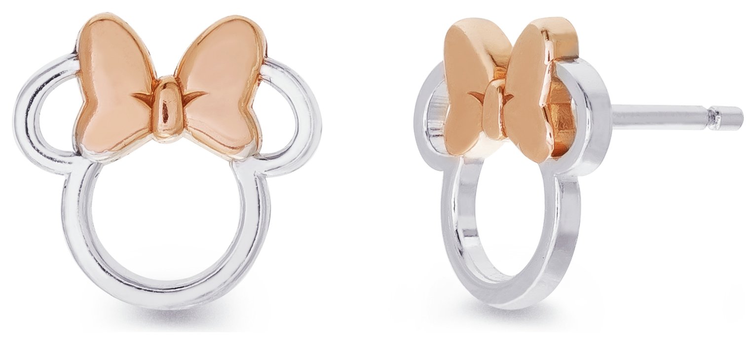 Disney Minnie Mouse Silhouette Stud Earrings