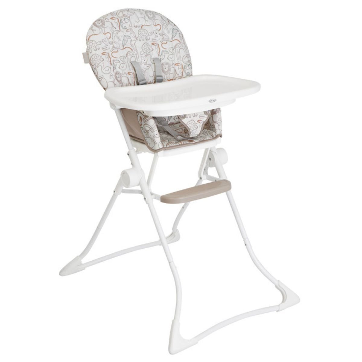 Graco Minilite Compact Folding Highchair - Safari