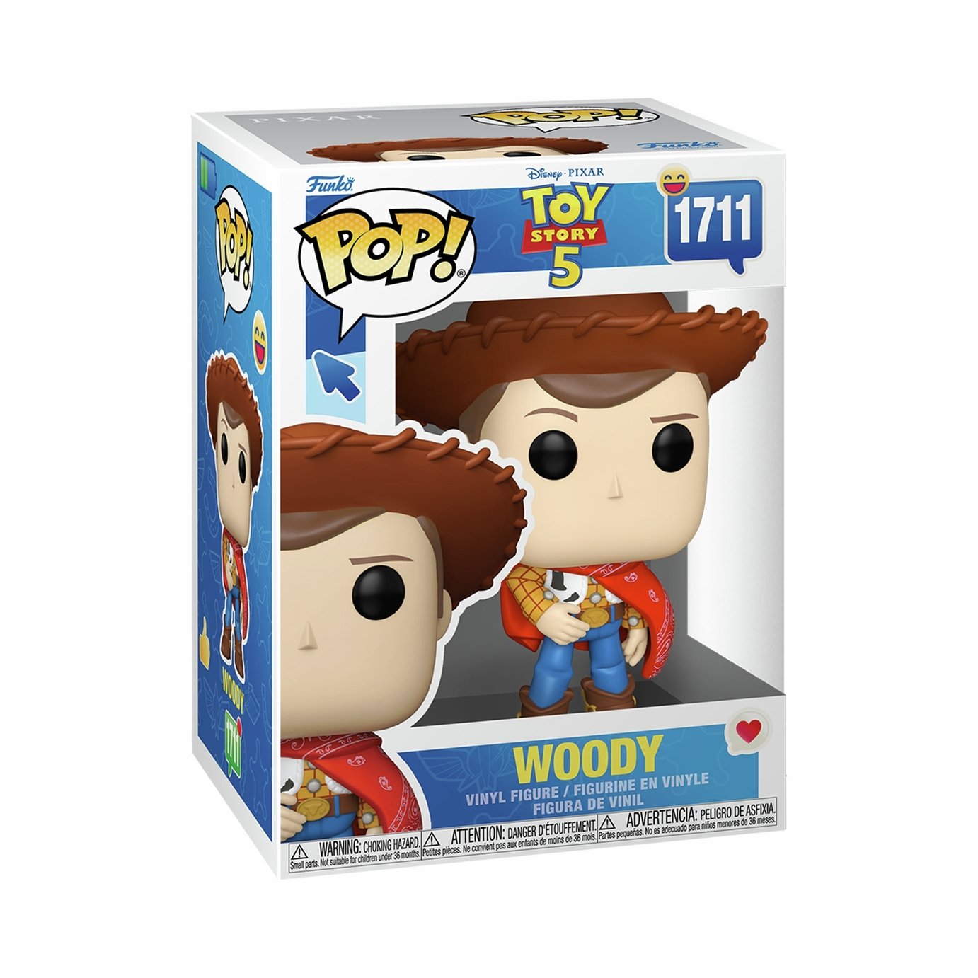 Funko POP! Disney Pixar Toy Story 5 Woody 4.4 Inches Figure