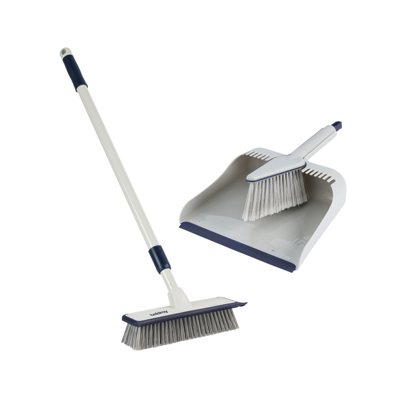 Beldray Deep Clean Floor Scrubber Brush and Dustpan Set