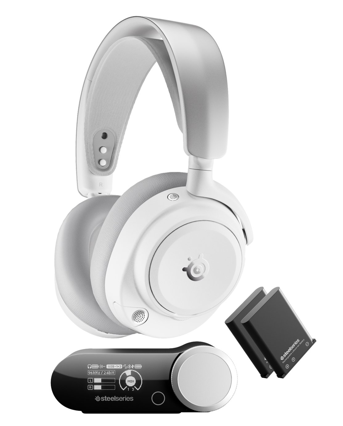 Steelseries Arctis Nova Pro Omni PS5, PC, Xbox & Switch Wireless Headset - White